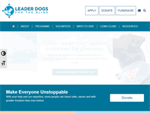 Tablet Screenshot of leaderdog.org